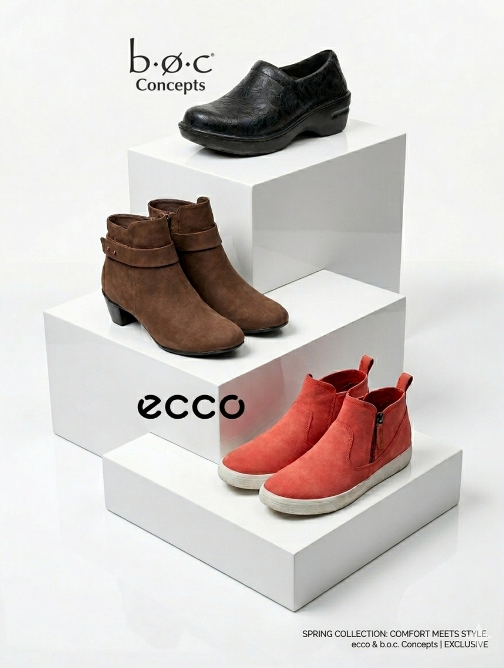 RE-SELLER LOT ECCO BOC Peggy Clogs + ECCO BOOTS SIZE 37 Shoe LOT